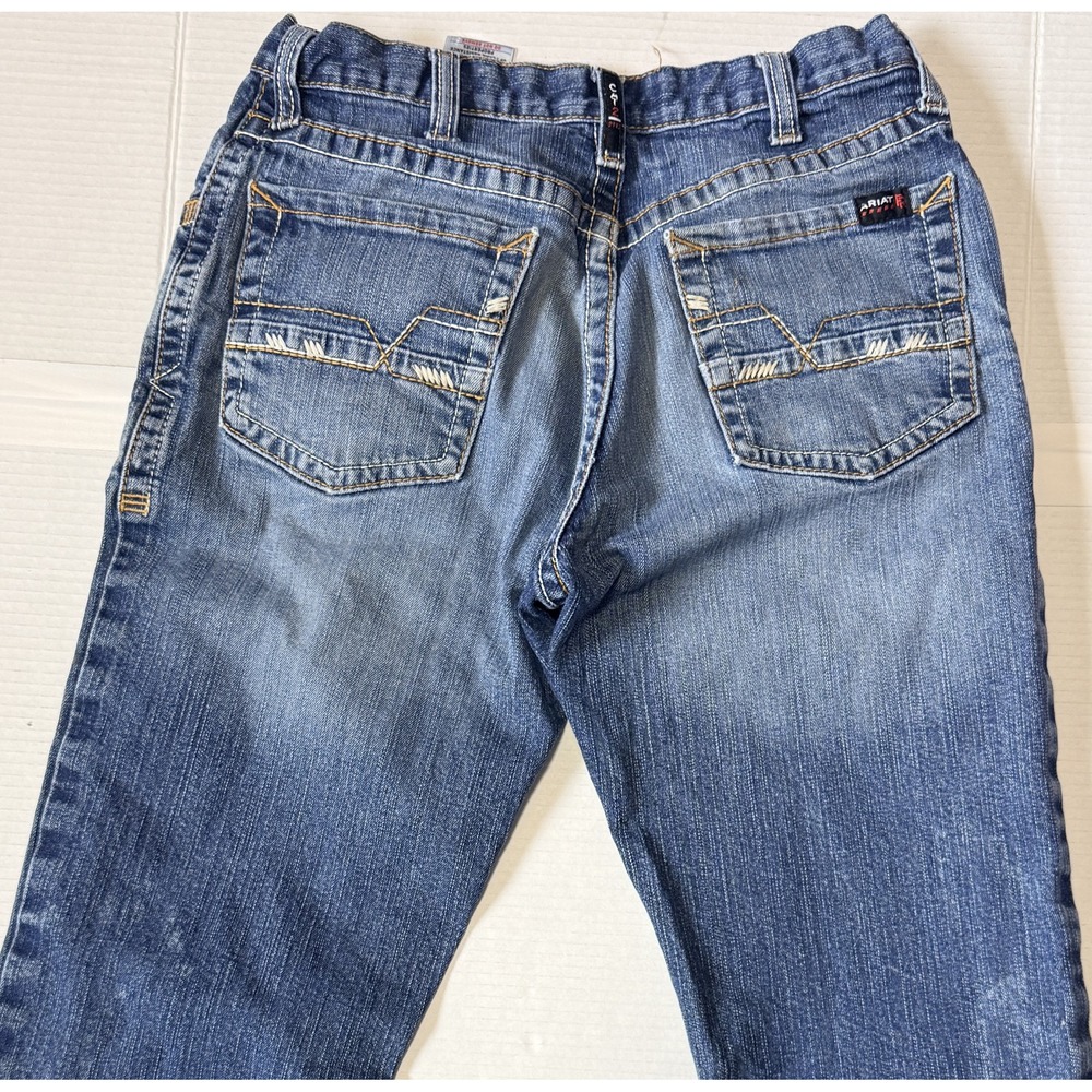 ARIAT M4 FR - Men's Relaxed Bootcut Flame Resistant Denim Jeans - Size 32x38